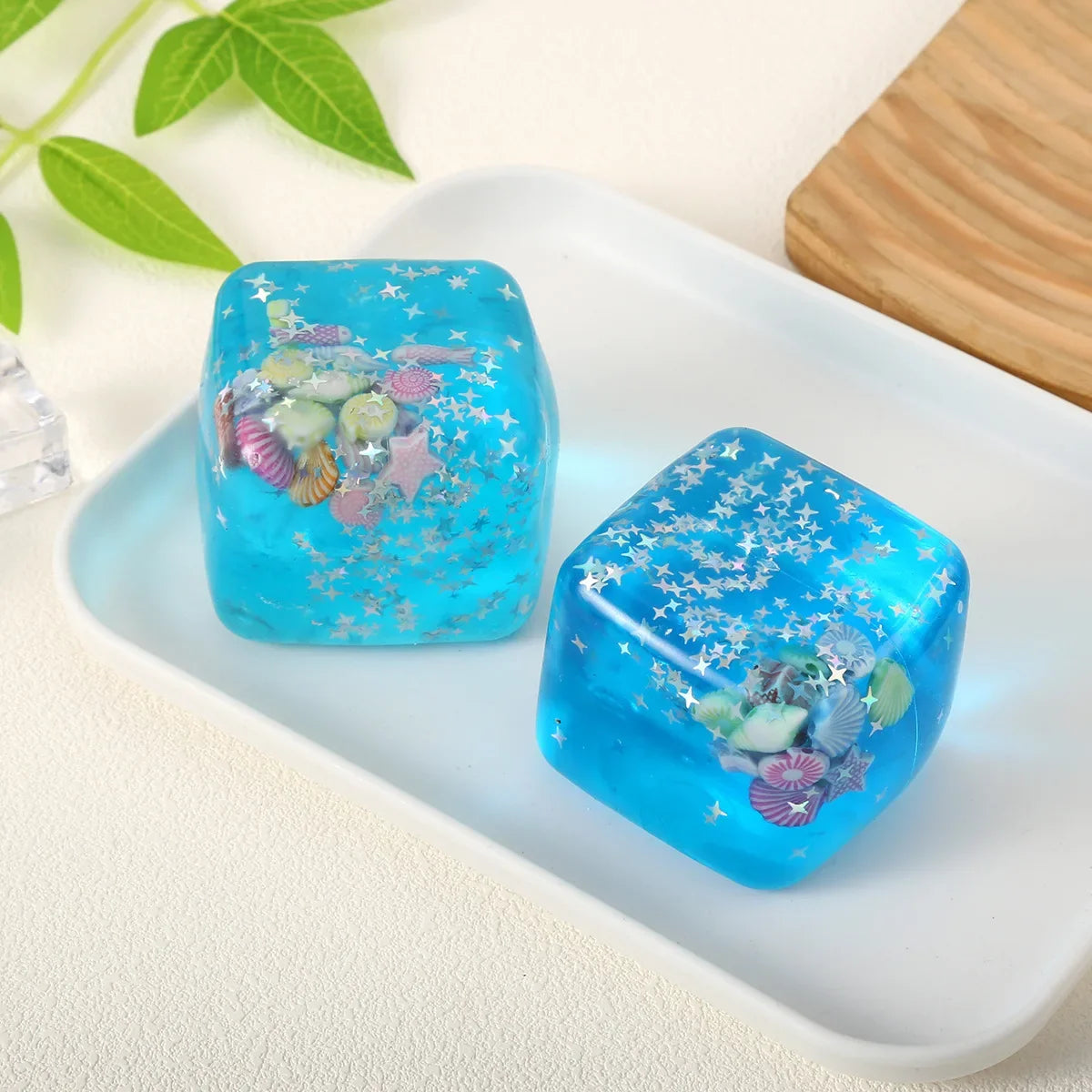 Ocean Series Ice Cube Squishy