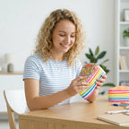 Squishy Rainbow Layer Cake Toy