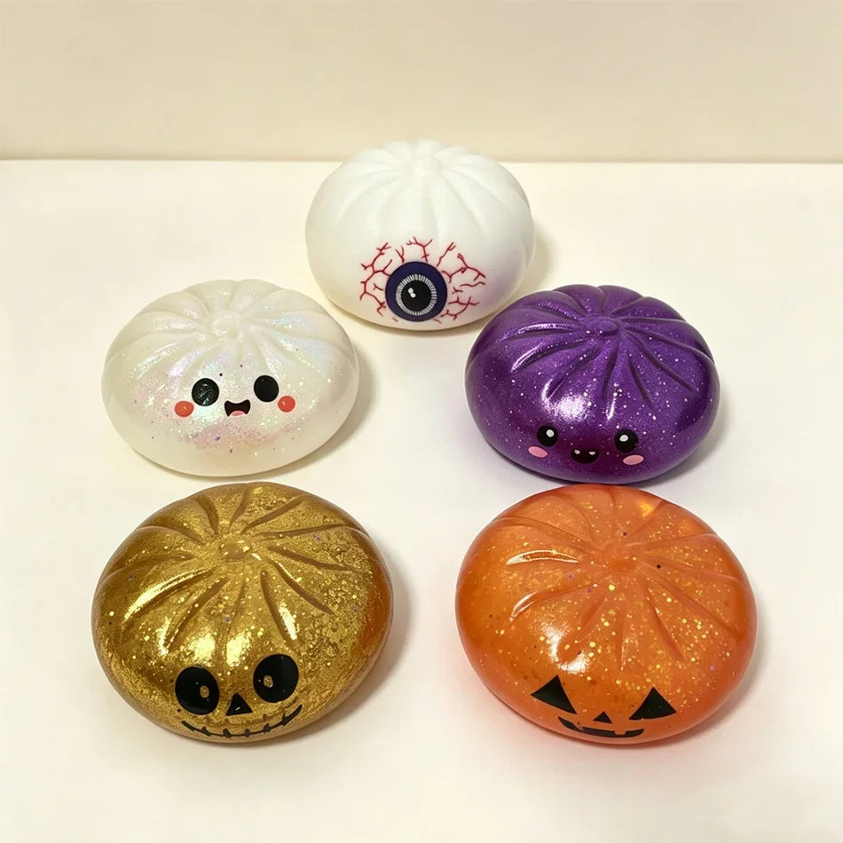 Halloween Mystery Squishy Glitter Dumplings 1-5 Peices