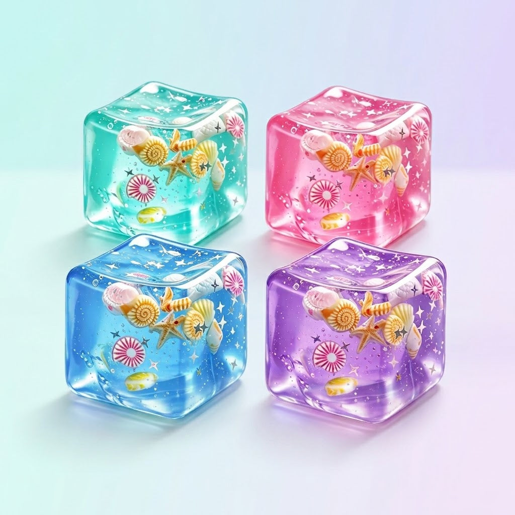 Ocean Series Ice Cube Squishy
